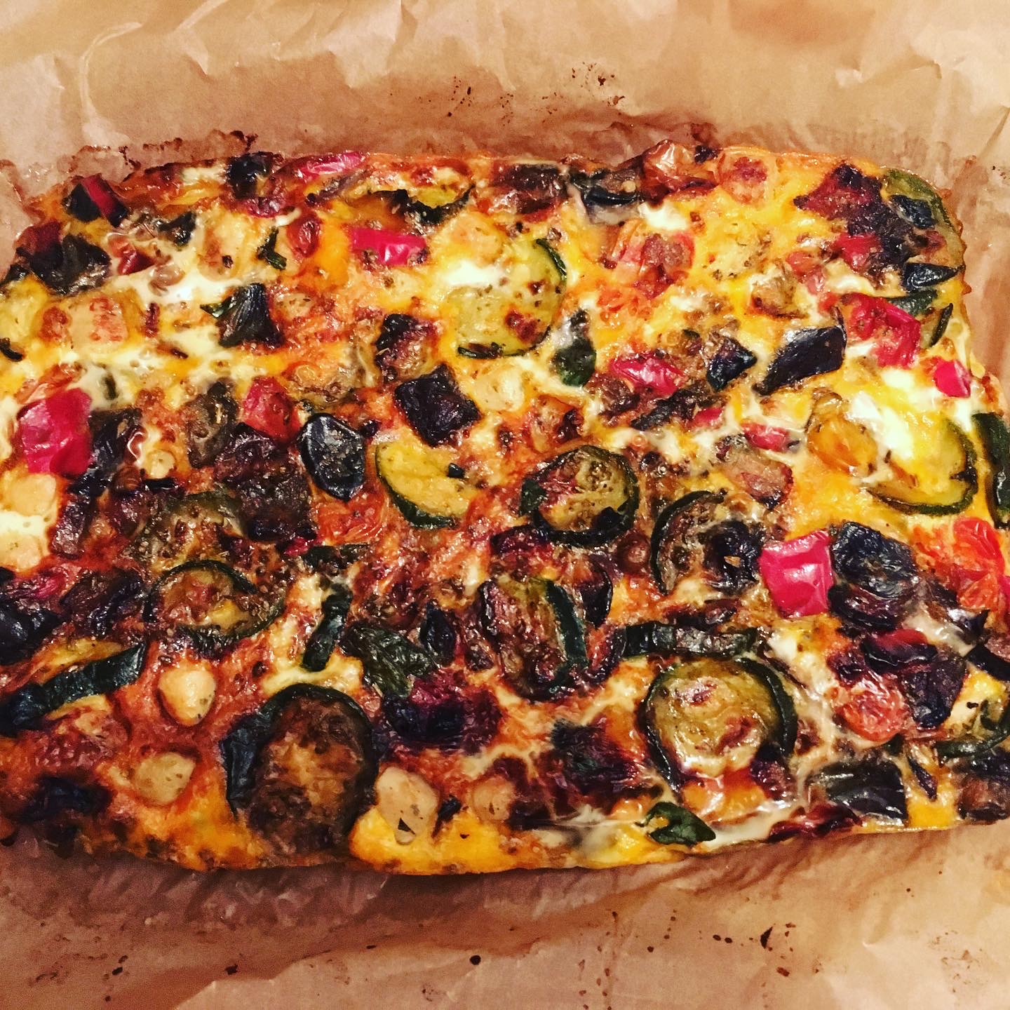 Egg & Veg Breakfast Slice